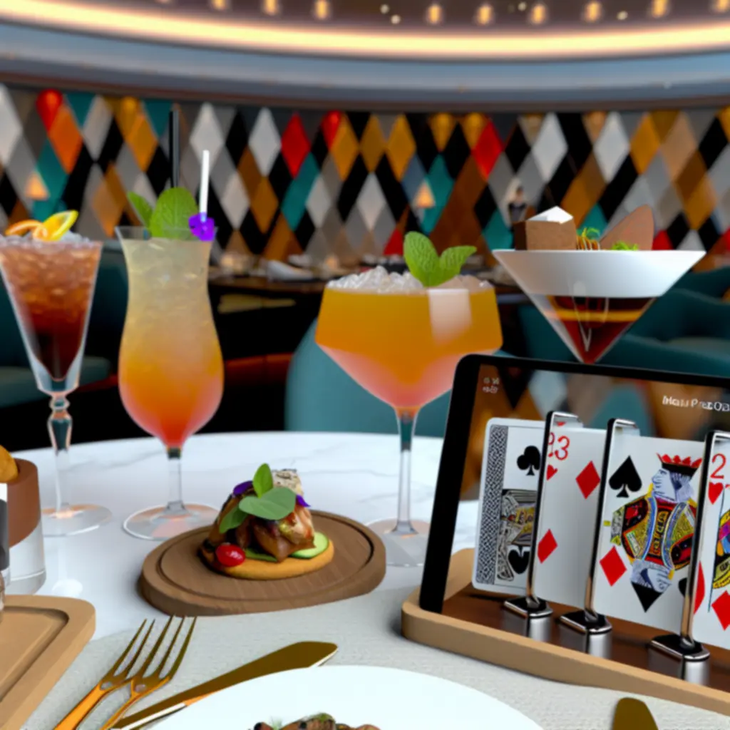 Assorted bar food and drinks ready for pre-ordered groups