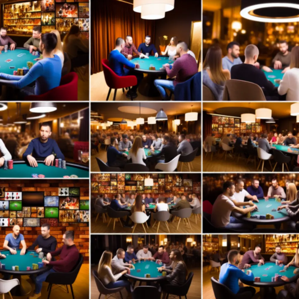 Live poker night in action at A Spades Fun